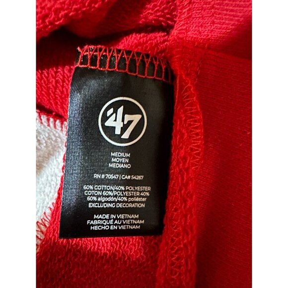 NWT UGA GA Bulldogs Women's Oversized Cropped Med sweatshirt 47 Brand - Picture 6 of 9
